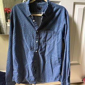 JCrew Mens Slim Fit Button down shirt size L